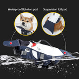 Maxbell Durable Pet Dog Floating Jacket Life Preserver Summer for Swimming Pool S