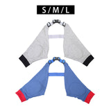 Maxbell Dog Knee Pads Leg Support Brace Adjustable Dogs Leg Brace Wound Heals S Gray