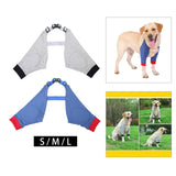 Maxbell Dog Knee Pads Leg Support Brace Adjustable Dogs Leg Brace Wound Heals S Gray