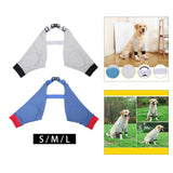 Maxbell Dog Knee Pads Leg Support Brace Adjustable Dogs Leg Brace Wound Heals S Gray