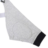 Maxbell Dog Knee Pads Leg Support Brace Adjustable Dogs Leg Brace Wound Heals S Gray