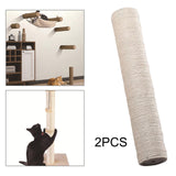 Maxbell Cotton Rope Scratching Post Replacement Parts Dia 2.75in for Pet 25cm Height