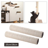 Maxbell Cotton Rope Scratching Post Replacement Parts Dia 2.75in for Pet 25cm Height