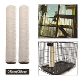 Maxbell Cotton Rope Scratching Post Replacement Parts Dia 2.75in for Pet 25cm Height