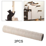 Maxbell Cotton Rope Scratching Post Replacement Parts Dia 2.75in for Pet 25cm Height