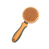 Maxbell Pet Hair Remover Cat Comb Grooming Massage Cleaning Brush for Dog Rabbit Orange
