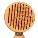 Maxbell Pet Hair Remover Cat Comb Grooming Massage Cleaning Brush for Dog Rabbit Orange