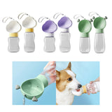 Maxbell Portable Dog Travel Water Bottle, Dog Kettle, Water Bowl for Dogs 350ml White