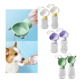 Maxbell Portable Dog Travel Water Bottle, Dog Kettle, Water Bowl for Dogs 350ml White