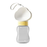 Maxbell Portable Dog Travel Water Bottle, Dog Kettle, Water Bowl for Dogs 350ml White