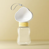 Maxbell Portable Dog Travel Water Bottle, Dog Kettle, Water Bowl for Dogs 350ml White