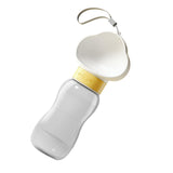 Maxbell Portable Dog Travel Water Bottle, Dog Kettle, Water Bowl for Dogs 600ml White