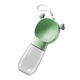 Maxbell Portable Dog Travel Water Bottle, Dog Kettle, Water Bowl for Dogs 350ml Green