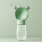 Maxbell Portable Dog Travel Water Bottle, Dog Kettle, Water Bowl for Dogs 350ml Green
