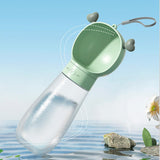 Maxbell Portable Dog Travel Water Bottle, Dog Kettle, Water Bowl for Dogs 350ml Green