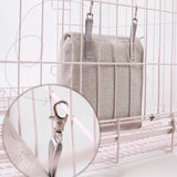 Maxbell Cute Hay Feeder Bag Hanging Pouch Washable Portable Bunny Reusable for Cage S