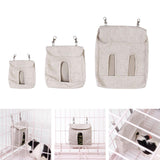 Maxbell Cute Hay Feeder Bag Hanging Pouch Washable Portable Bunny Reusable for Cage S