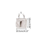 Maxbell Cute Hay Feeder Bag Hanging Pouch Washable Portable Bunny Reusable for Cage S