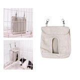 Maxbell Cute Hay Feeder Bag Hanging Pouch Washable Portable Bunny Reusable for Cage M