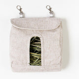 Maxbell Cute Hay Feeder Bag Hanging Pouch Washable Portable Bunny Reusable for Cage M