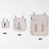 Maxbell Cute Hay Feeder Bag Hanging Pouch Washable Portable Bunny Reusable for Cage M