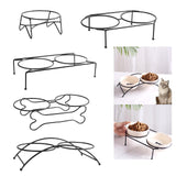 Maxbell Elevated Raised Bowls Stand Kitten Food Dispenser Pet Food Feeder Holder 12.5cmx6cm Single