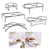 Maxbell Elevated Raised Bowls Stand Kitten Food Dispenser Pet Food Feeder Holder 12.5cmx6cm Single