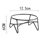 Maxbell Elevated Raised Bowls Stand Kitten Food Dispenser Pet Food Feeder Holder 12.5cmx6cm Single