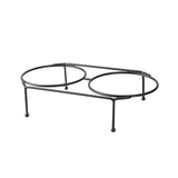 Maxbell Elevated Raised Bowls Stand Kitten Food Dispenser Pet Food Feeder Holder 27cmx6cmx12.5cm