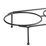 Maxbell Elevated Raised Bowls Stand Kitten Food Dispenser Pet Food Feeder Holder 27cmx6cmx12.5cm