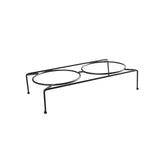Maxbell Elevated Raised Bowls Stand Kitten Food Dispenser Pet Food Feeder Holder 27x6x12.5cm Incline