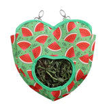 Maxbell Rabbit Guinea Pig Hay Feeder Hanging Pets Hay Feeder Storage Bag watermelon