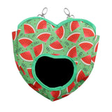 Maxbell Rabbit Guinea Pig Hay Feeder Hanging Pets Hay Feeder Storage Bag watermelon