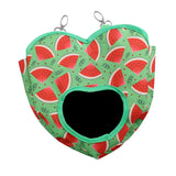Maxbell Rabbit Guinea Pig Hay Feeder Hanging Pets Hay Feeder Storage Bag watermelon