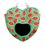 Maxbell Rabbit Guinea Pig Hay Feeder Hanging Pets Hay Feeder Storage Bag watermelon
