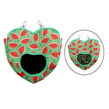 Maxbell Rabbit Guinea Pig Hay Feeder Hanging Pets Hay Feeder Storage Bag watermelon