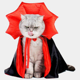 Maxbell Cat Halloween Pet Costumes Adjustable Harness Clothing Cape for Cosplay