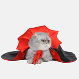 Maxbell Cat Halloween Pet Costumes Adjustable Harness Clothing Cape for Cosplay