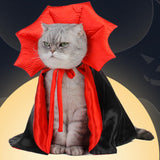 Maxbell Cat Halloween Pet Costumes Adjustable Harness Clothing Cape for Cosplay
