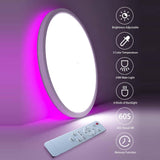 Maxbell Ceiling Light with RGB Cycle Ceiling Lamp for Bedroom Hotel Decoration
