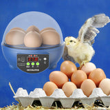 Maxbell USB 6 Eggs Incubator Automatic Egg Turner Hatching Eggs for Birds Goose Eggs Blue