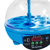 Maxbell Egg Incubator Manual Egg Turner Temperature Control for Pigeon Goose Eggs Blue