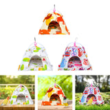 Maxbell Canvas Nest Bird House Parrot Hut Budgie Toy Macaw Bed Hanging Tent Hammock Lion