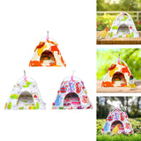 Maxbell Canvas Nest Bird House Parrot Hut Budgie Toy Macaw Bed Hanging Tent Hammock Lion