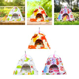 Maxbell Canvas Nest Bird House Parrot Hut Budgie Toy Macaw Bed Hanging Tent Hammock Lion