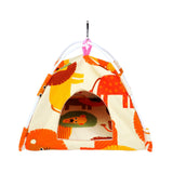 Maxbell Canvas Nest Bird House Parrot Hut Budgie Toy Macaw Bed Hanging Tent Hammock Lion