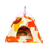 Maxbell Canvas Nest Bird House Parrot Hut Budgie Toy Macaw Bed Hanging Tent Hammock Lion