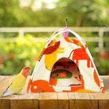 Maxbell Canvas Nest Bird House Parrot Hut Budgie Toy Macaw Bed Hanging Tent Hammock Lion