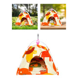 Maxbell Canvas Nest Bird House Parrot Hut Budgie Toy Macaw Bed Hanging Tent Hammock Lion