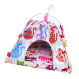 Maxbell Canvas Nest Bird House Parrot Hut Budgie Toy Macaw Bed Hanging Tent Hammock Cat